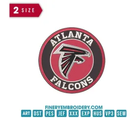 Atlanta Falcons 3 : Embroidery Design