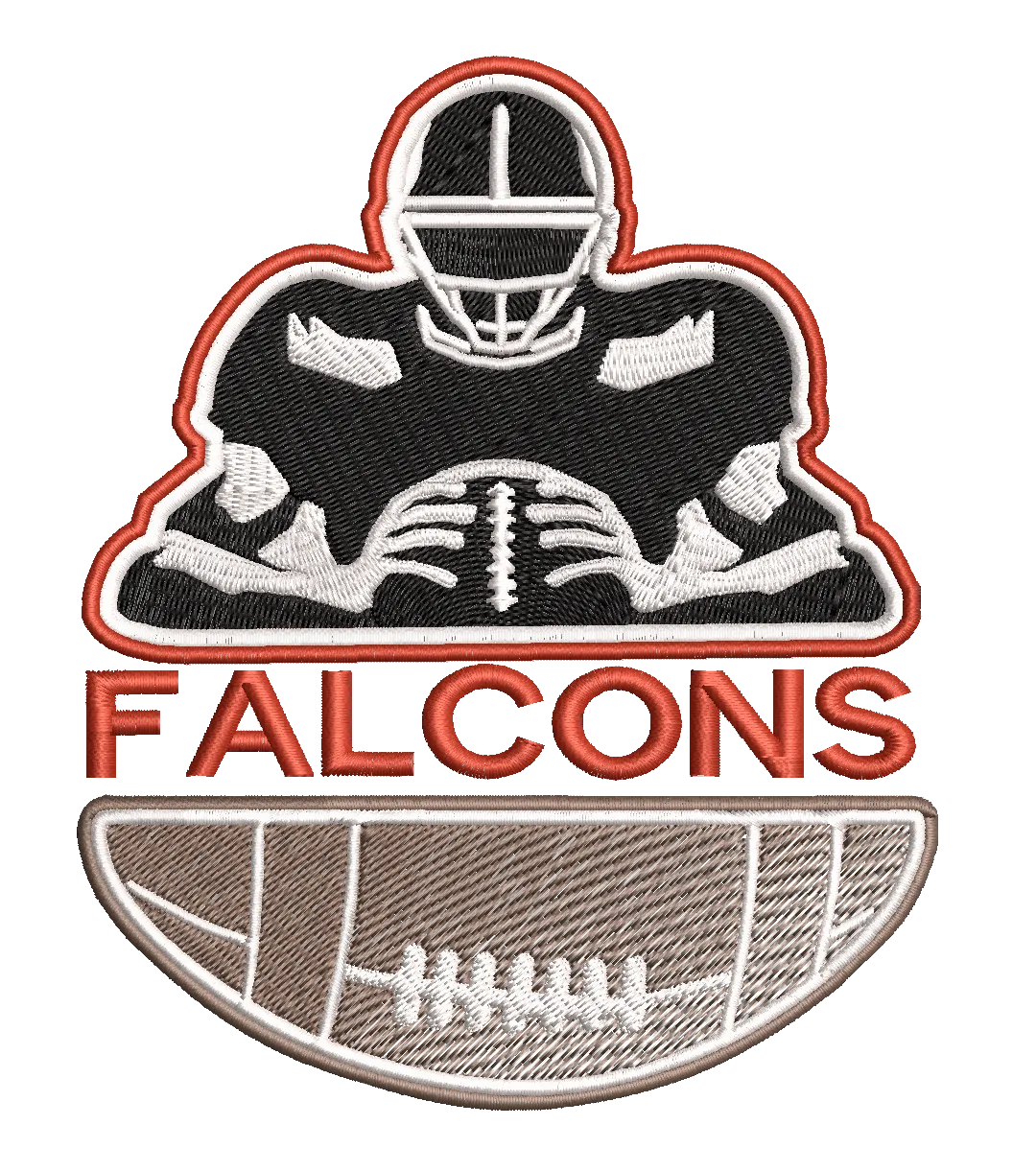 Houston Texans Team Player : Embroidery Design