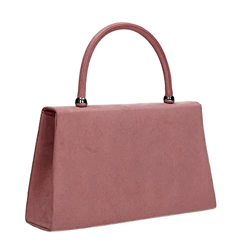Kendall Suede Velvet Envelope Womens Party Prom Wedding Clutch Bag Purse Bag