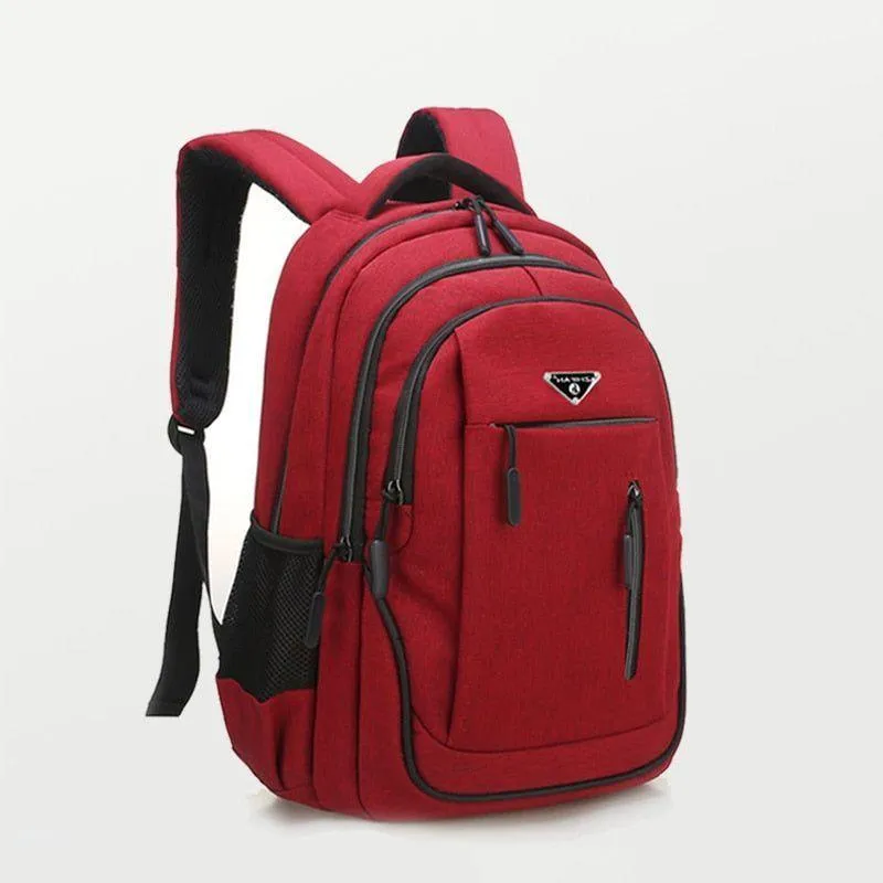 Large Capacity Cool Backpack Unisex Laptop Oxford Solid Big High School Bags UCBMOS11
