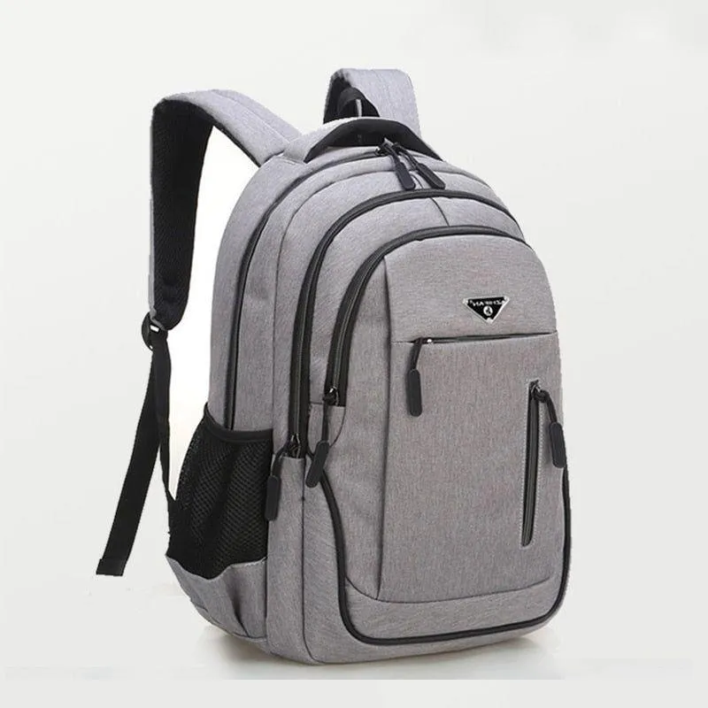 Large Capacity Cool Backpack Unisex Laptop Oxford Solid Big High School Bags UCBMOS11