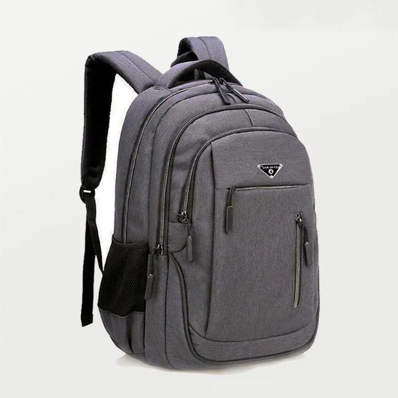 Large Capacity Cool Backpack Unisex Laptop Oxford Solid Big High School Bags UCBMOS11