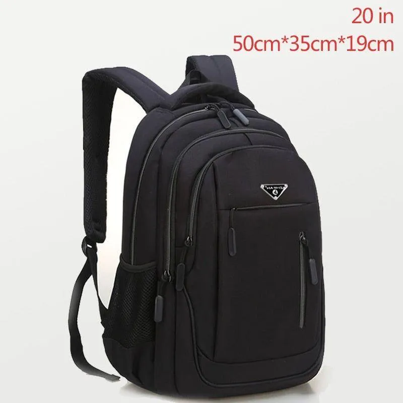 Large Capacity Cool Backpack Unisex Laptop Oxford Solid Big High School Bags UCBMOS11