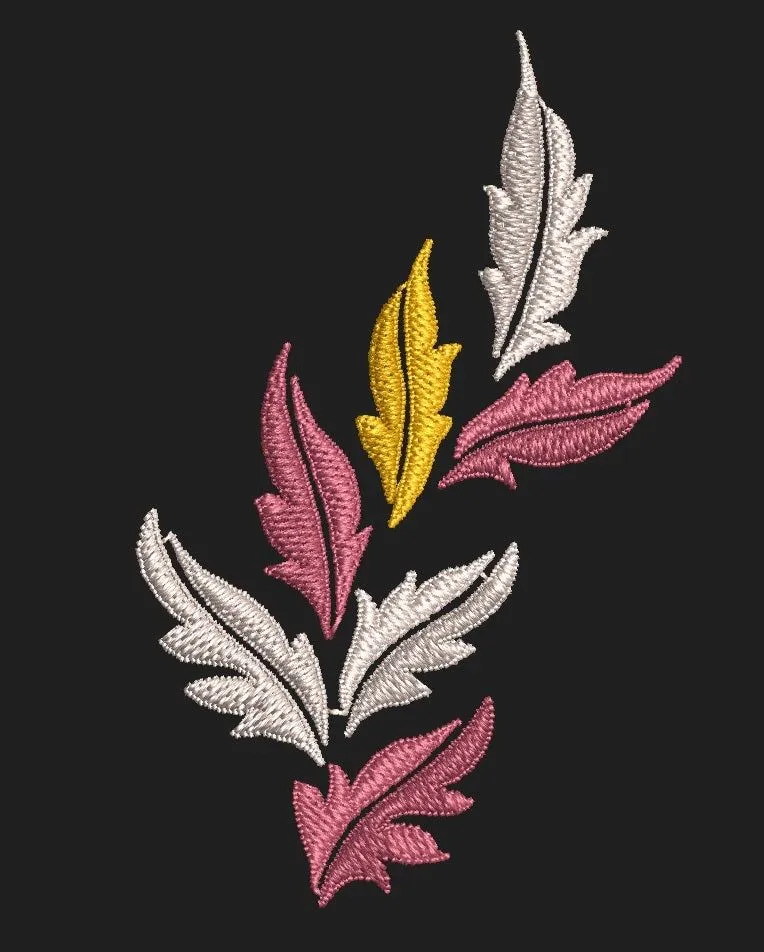 Leaf season Appliques: Embroidery Design Pack